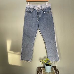 MANGO two tone jeans! Size 8💙